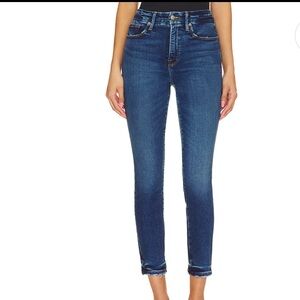 Good American good waist crop jeans